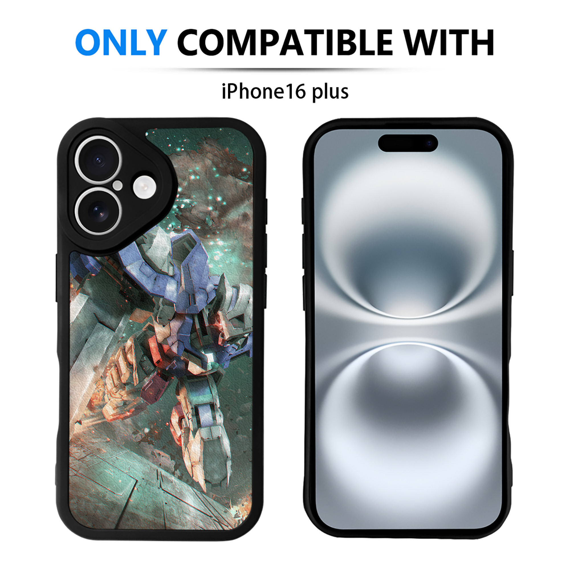 （画像用） 機動戦士ガンダム Mobile Suit Gundam 【iPhone 16シリーズ対応】シリコンスマホケース（レザー調） 材質：シリコン